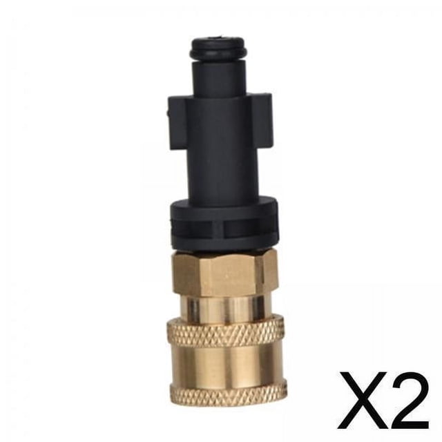 Adaptador para lavadora a presión,adaptador para lavadora a presión de manguera de jardín,adaptador de 1/4,Piezas de lanza de espuma para nieve de liberación rápida,Adaptador de boquillas