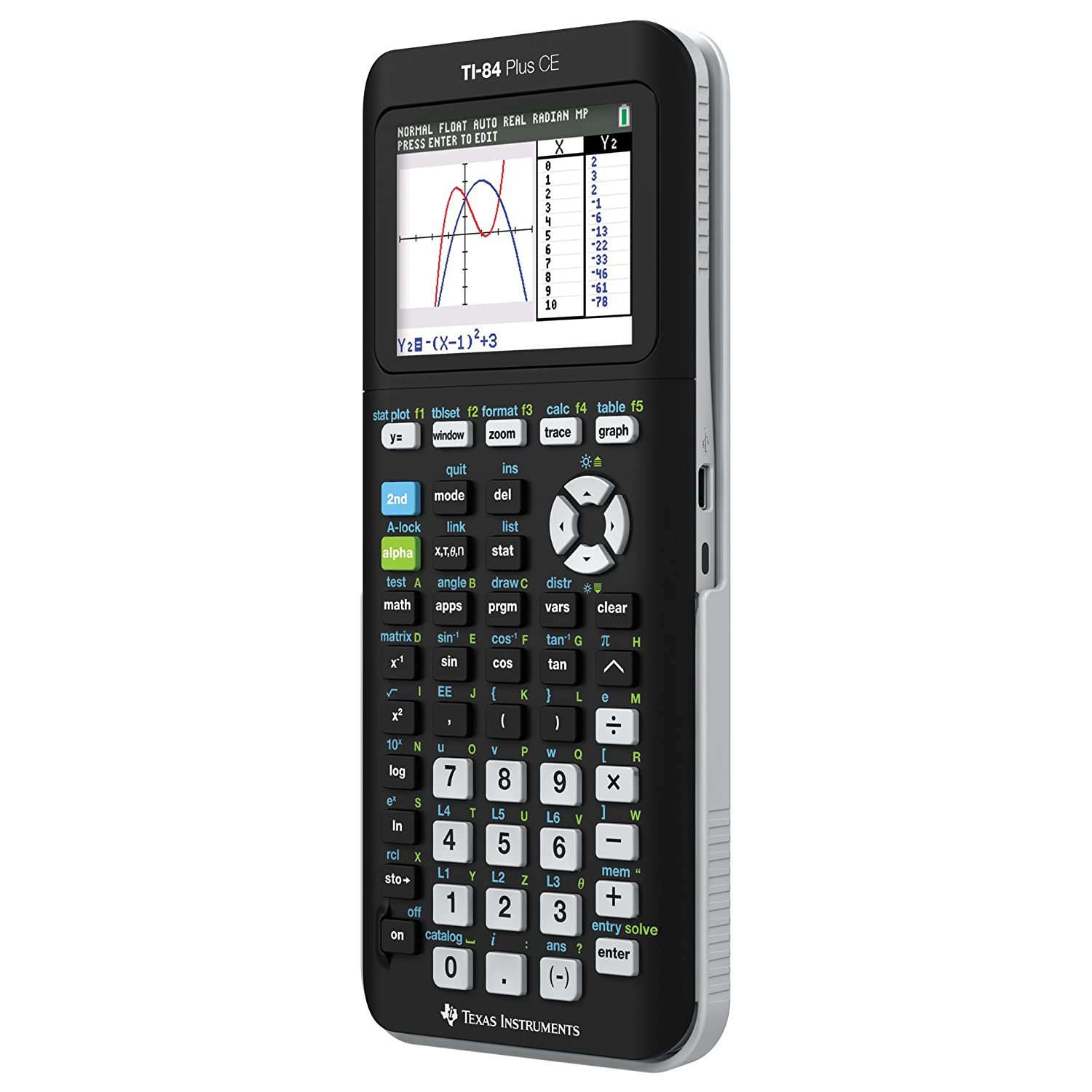 Texas Instruments TI-84 Plus CE Graphing Calculator, Black - image 2 of 5
