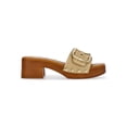 thumbnail image 2 of Madden NYC Women's Clog Heel Sandals, Raffia, 2 of 6