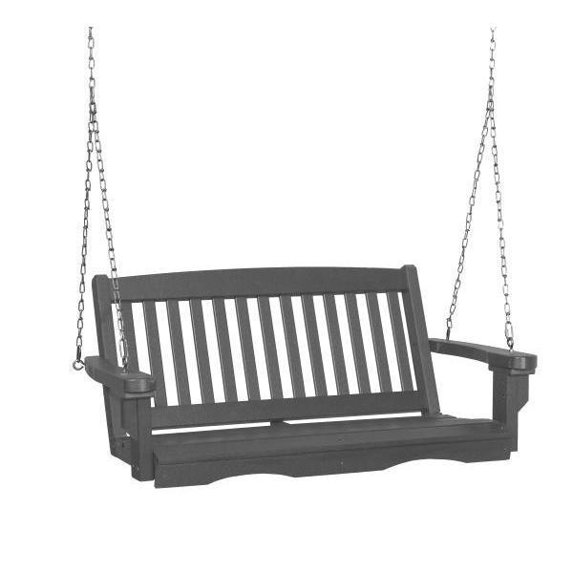 Classic Mission 4' Eco Plastic Porch Swing