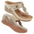 thumbnail image 3 of Ablanczoom Women Sandals - Massage Function Platform & Wedge Sandals for Women Shoes, 3 of 7