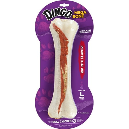 Dingo Mega Bone Rawhide Chew for Large Dogs,