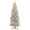 Snow Flocked Artificial Slim Tree, variant on JoanKaren 6' Pre-Lit Snow Flocked Artificial Christmas Tree with 250 Warm White LED Lights,Pencil Slim Design