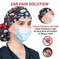 thumbnail image 5 of Gorros quirúrgicos Scrub Caps ABAMERICA Ponytail para mujer, 5 of 5