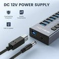 thumbnail image 4 of ACASIS USB 3.0 Hub 7 Ports with 36W Power Supply, Group Control Function, 4 of 9