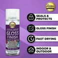 thumbnail image 3 of Aleene's Acrylic Spray Sealer Finish Variety Pack, 4 oz. 3-Pack - Gloss, Matte & Pearlescent Protective Coatings, 3 of 11