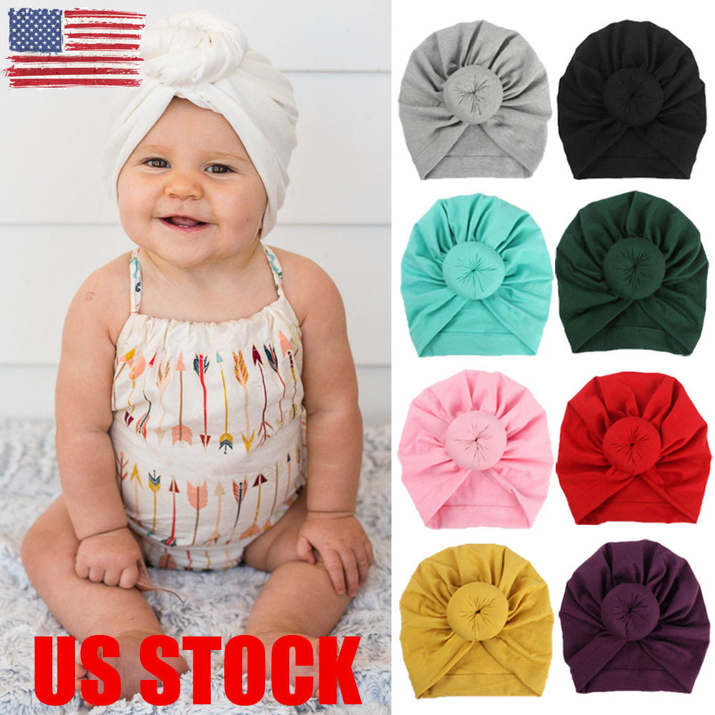 Baby Newborn Girl Infant Toddler Bowknot Beanie Cute Hat Hospital Cap Comfy VOP2 