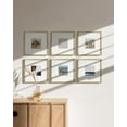 thumbnail image 6 of HAUS AND HUES 10x10 Gold Metal Picture Frame Matted to 5x5 - Features Premium Aluminum & Hanging Hardware, Shatterproof Plexiglass - Ideal for Home, Room, Office (10x10 in, Gold, Set of 15), 6 of 6