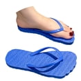 thumbnail image 3 of ibiyuan Comfy Flip Flops for Women Black Thong Sandals Non- Tpr Sole Cute Slippers for Women Cushioned Shower Shoes Women Non, 3 of 7