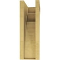 thumbnail image 4 of 5"W x 10"D x 15"H Classic Viola Rough Cedar Woodgrain TimberThane Corbel, Primed Tan, 4 of 6