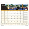 Visual Organizer DMD145-32 Recycled Harbor Views Panoramic Desk Pad 22 in. x 17 in. 2013
