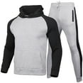 thumbnail image 2 of Fesfesfes Hooded Tops for Men Long Sleeve Jogging Sports Suit Casual Comfortable Pockets Plus Velve Hoodie On Sale, 2 of 2