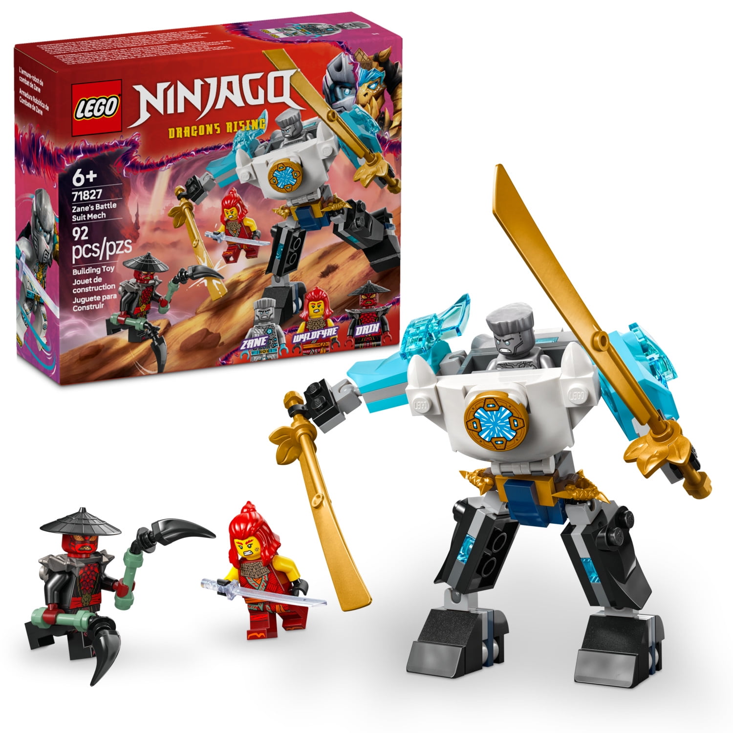 LEGO Ninjago Lloyd's Golden Journey 70671 Toy Fortress Building