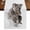 Grey, variant on Funny Tigers Burlap Cotton Table Runner 13x48 Inches Long, Cute Art Fun Lovely Animals on Toilets Farmhouse Table Runners, Outdoor Dining Tablecloths Decor for Baby Shower/Party/Wedding