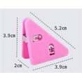 thumbnail image 6 of Tutuviw 20 Pcs Corner Paper Clip Prevent Books Curling, Triangle Book Page Corner Clips Bookmark for Students, Multifunctional Document Clip Book Page Corner Clip (Random Color), 6 of 8