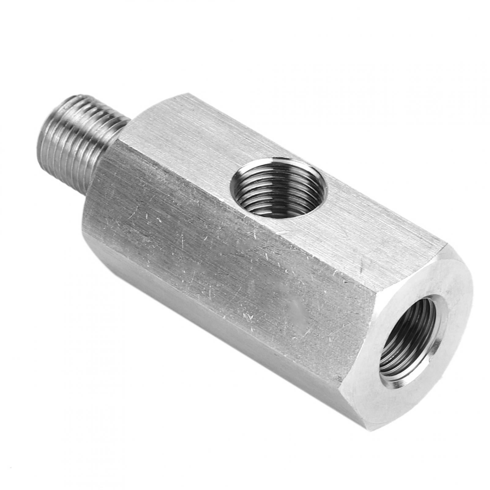 Oil Pressure Gauge Adapter Oil Pressure Sensor Tee Oil Pressure Meter