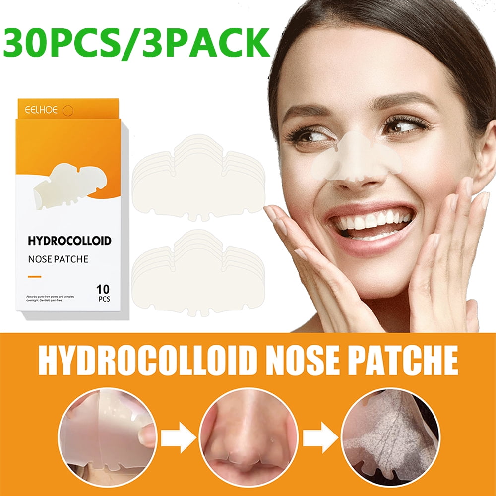 30Pcs AntiBlackhead Nasal Patch Blackhead Remover Pore Strips Mighty Patch Nose Blackhead