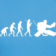 thumbnail image 3 of CafePress - The Evolution Of The Hockey Goalie Women's Dark T - Women's Traditional Fit Dark T-Shirt, 3 of 4