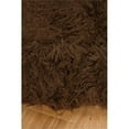 thumbnail image 5 of Riverbay Furniture Flokati Hand Woven Wool 3'6"x5'6" Rug in Cocoa Brown, 5 of 5