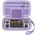 thumbnail image 1 of Estuche de almacenamiento GWCASE para consola portátil retro RG35XX H, color morado, 1 of 8