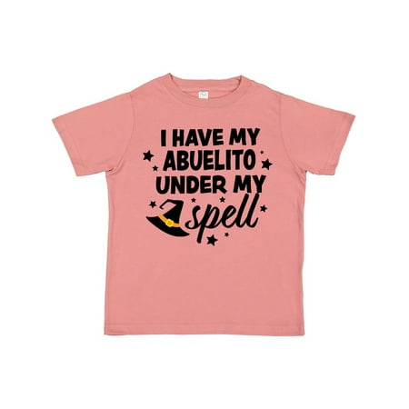 

Inktastic I Have My Abuelito Under My Spell with Cute Witch Hat Gift Toddler Boy or Toddler Girl T-Shirt