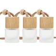 thumbnail image 1 of Ambientador para coche (3 unidades), botella vacía de perfume, rellenable, de cristal, 1 of 8