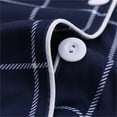 thumbnail image 6 of WTXUE Button Up Pajama Set for Women Long Sleeve Shirt and Pajama Pants Soft Pjs Lounge Sets Long Sleeved Collared Shirt Checked Pajamas Home Set Blue M, 6 of 7