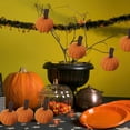 thumbnail image 4 of Fall Decor Thanksgiving Decorations Pumpkin Hanging Ornament 2 inch Soft Fabric Pumpkin Tree Decoration Fall Hanging Decoration Halloween Holiday Party Harvest Autumn Indoor Home Decoration, 4 of 7