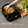 thumbnail image 6 of IRIS LIVING Rice Cooker and Induction Cooktop 2-in-1,3-Cup (Uncooked) / 6-Cup (Cooked) and Warmer, Portable and Compact IH Cooktop for Kitchen Camping Equipped with Calorie Counter Timer 7 Cooking, 6 of 8