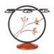 thumbnail image 1 of Tendedero Irfora Vintage Bronce Red Wine Glass Rack 6 Copas de vino Stemware Storage Display Rack de secado Soporte de mesa Soporte de copa de vino de pie Base sólida, 1 of 7