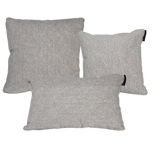 Set de 3 Cojínes Decorativos (1 Cuadrado Grande + 1 Cuadrado Chico + 1 Rectangular) DICASA Peco