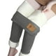 thumbnail image 2 of Gibobby Pantimedias Termicas Mujer Pantalones ajustados de invierno para mujer, de cintura alta, gruesos y cálidos, con Control del Abdomen（Gris， S), 2 of 5