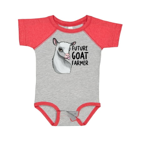 

Inktastic Future Goat Farmer Boys or Girls Baby Bodysuit