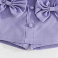 thumbnail image 6 of snilers Toddler Girls Clothes Cute Outfits 2 Piece Bow Ruffle Tank Tops Skirt Summer Clothing Sets Size 12 Months-6 Years, 6 of 7