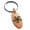 Rose, variant on Stainless Steel Greek Mythology Hydra Engraved Small Oval Charm Keychain Keyring