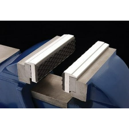 Vise Pads - Pair of Magnetic Aluminium Rubber Soft Jaws for Metal Vise 4 1/2