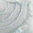 thumbnail image 5 of Levtex Home - Allie Spa Quilt Set - Twin/Twin XL Quilt + One Standard Pillow Sham - Fringe - Light Blue - Quilt Size (68x86in.) and Pillow Sham Size (26x20in.) - Reversible - Cotton Fabric, 5 of 5