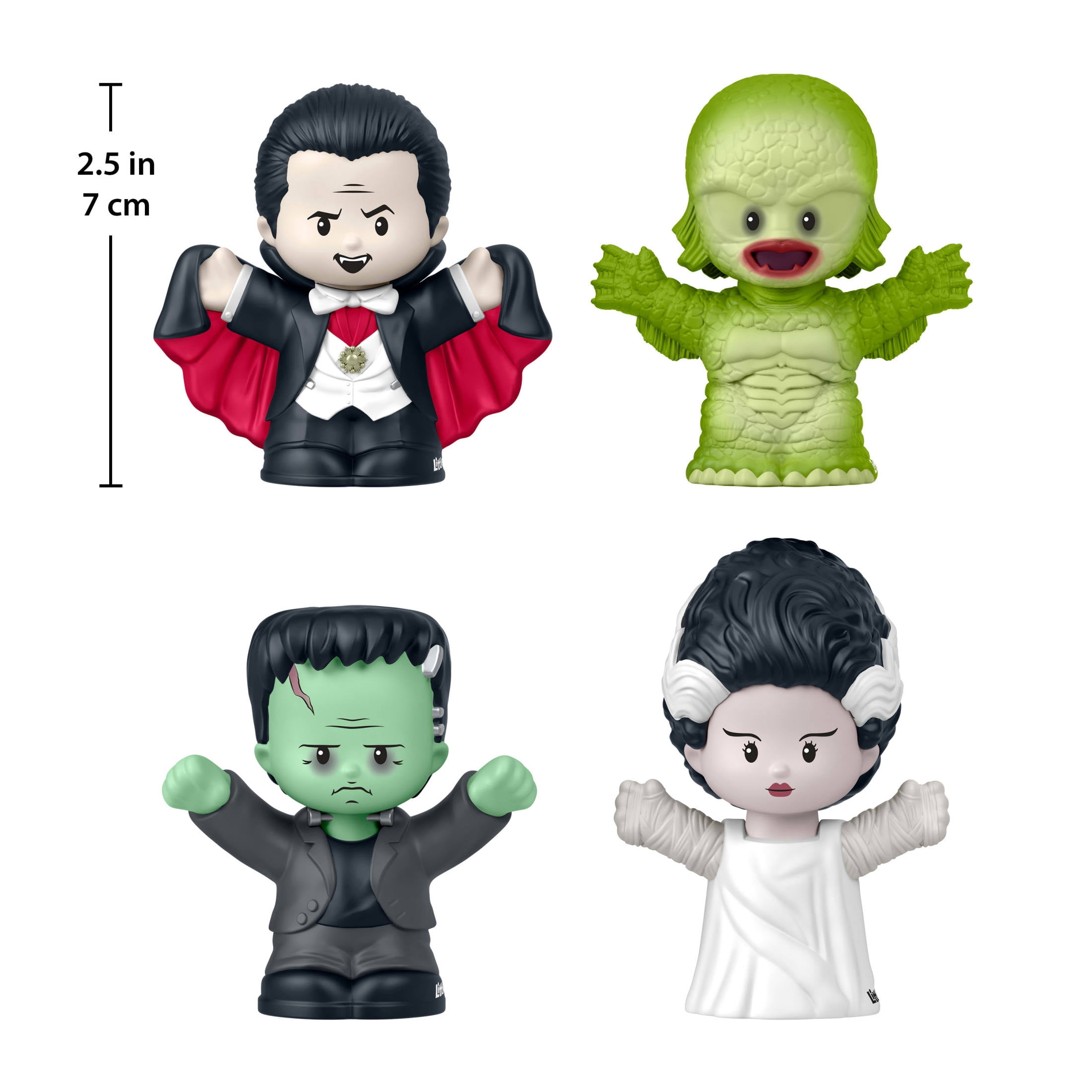 Little People Collector Universal Monsters Special Edition Set for Horror Fans, 4 Figures