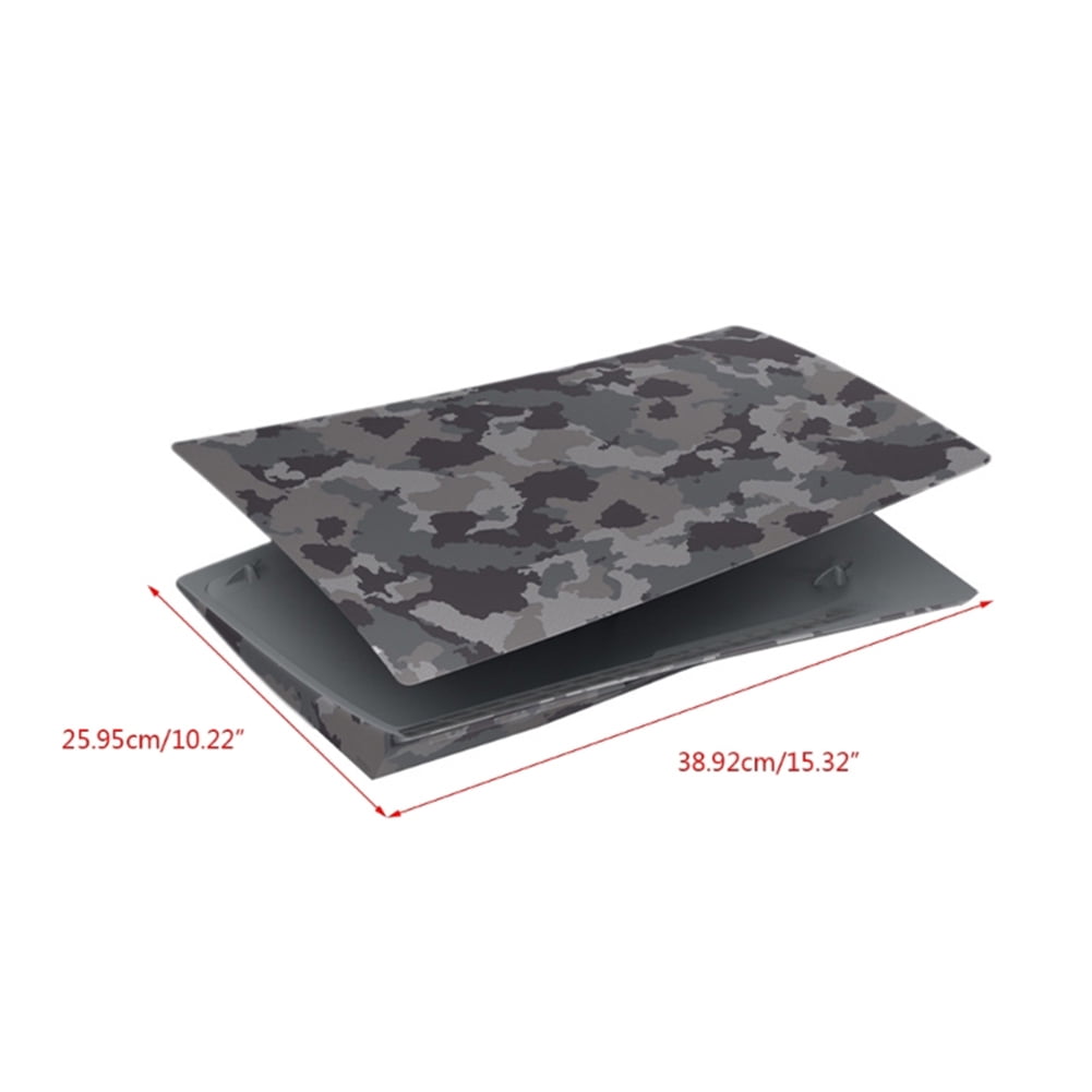 Yucurem Camouflage Game Console Cover Host Protective Shell for PS5 Console Disc Version