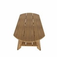 thumbnail image 6 of WestinTrends Tuscany Outdoor Coffee Table, Real Wood Like All Weather HIPS 2 Tier Patio Adirondack Coffee Table, Teak, 6 of 9