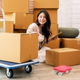 thumbnail image 4 of PAMINGONO Compact Red ABS Furniture with Heavy Duty Load Capacity for Easy Moving and Transport, 4 of 7