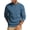 Royal Blue, variant on Men's Textured Knit Crew Neck Sweater, Long Sleeve Casual Pullover Top