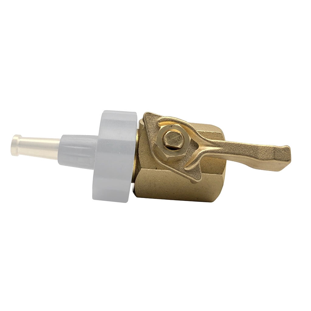 (Clearance) BNNG Super Heavy Duty 3/4" Brass Shut Off Valve Garden Hose Shut Off Valve Garden Hose Connector Gold, Household