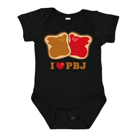 Inktastic I Love Pbj 2 Boys or Girls Baby Bodysuit