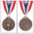 thumbnail image 4 of Uxcell Award Metals, Prize Medals Trophy Winner Medals with Neck Ribbon Bronze, 4 of 7