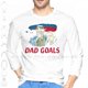thumbnail image 3 of Camiseta para hombre del programa de televisión Stranger Tee Things Dad Goals Chief Hopper Eleven, 3 of 5