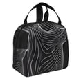 thumbnail image 2 of Disketp Geometric Lines Dog Art Bolsa Térmica para Almuerzo para Hombre y Mujer, Ideal para Trabajo, Senderismo y Picnic, 2 of 8