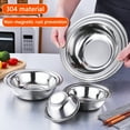 thumbnail image 2 of Mixing Bowl Stainless Steel Heavy Duty Rolled Edge Reusable Food Grade Dining No Odor Refrigerator Kitchen Food Storage Organizer Kitchen Stuffs, 2 of 6