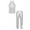Silver, variant on renvena Kids Girls Shiny Dance Outfits Halter Sequins Crop Top with Metallic Pants Set Hip Hop Jazz Dance Clothes Black 10