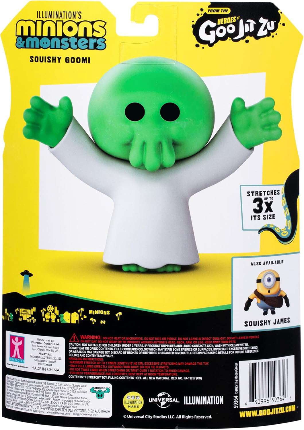 Minions & Monsters Heroes Goo Jit Zu Squishy Goomi Action Figure [Super Squishy]